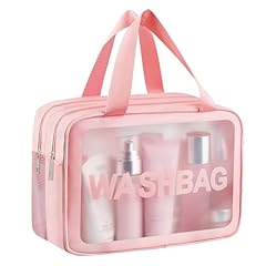 Clear toiletry bag for sale  Delivered anywhere in UK