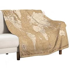 Map woolen blanket for sale  Delivered anywhere in USA 