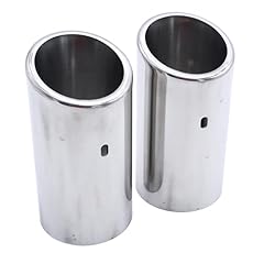 Pair chrome stainless for sale  Delivered anywhere in UK