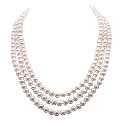 Triple strand pearl for sale  Delivered anywhere in USA 