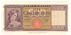 Cartamoneta.com 500 lire usato  Spedito ovunque in Italia 