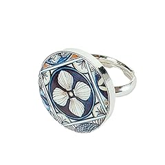 Anello ceramica favignana usato  Spedito ovunque in Italia 