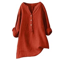 Linen tshirts women for sale  Delivered anywhere in UK