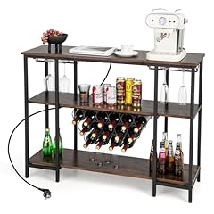 Costway mobile bar usato  Spedito ovunque in Italia 