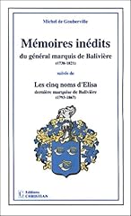 Mémoires inédites général d'occasion  Livré partout en France