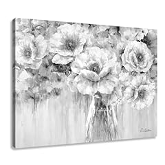 Bathroom flower canvas for sale  Delivered anywhere in USA 