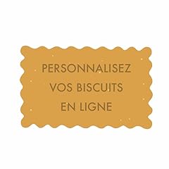 Biscuits personnalisés format d'occasion  Livré partout en France