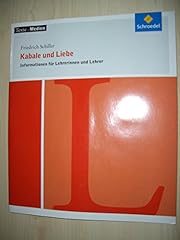 Friedrich schiller kabale gebraucht kaufen  Wird an jeden Ort in Deutschland