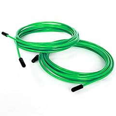 BRANK Sports® Pacchetti di cavi di ricambio per corde per saltare Crossfit | 2 corde in acciaio per funi da saltare velocità (Ø 2,5 mm – verde) usato  Spedito ovunque in Italia 