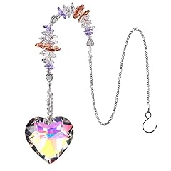 Crystal suncatcher heart for sale  Delivered anywhere in USA 