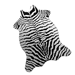 Zebra rug faux for sale  Delivered anywhere in USA 