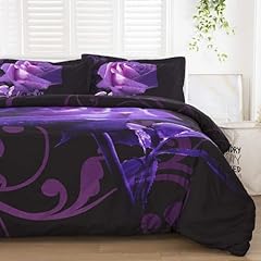 Purple duvet cover for sale  Delivered anywhere in UK