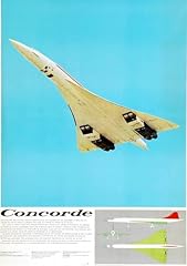 Concorde affiche reproduction d'occasion  Livré partout en France