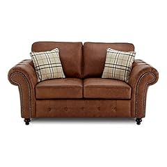 Brown faux leather for sale  Delivered anywhere in Ireland