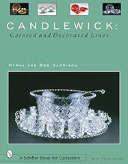 Candlewick colored decorated for sale  Delivered anywhere in USA 