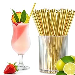 Gold paper straws for sale  Delivered anywhere in USA 