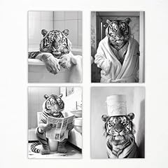 Funny bathroom tiger for sale  Delivered anywhere in USA 