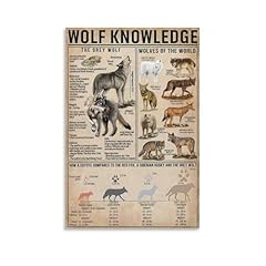 Amzposterln vintage wolf for sale  Delivered anywhere in USA 
