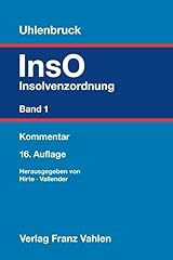 Insolvenzordnung band kommenta gebraucht kaufen  Wird an jeden Ort in Deutschland