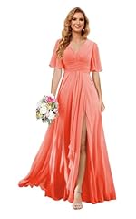 Noras dress coral for sale  Delivered anywhere in USA 