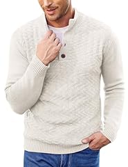 Coofandy men white for sale  Delivered anywhere in UK
