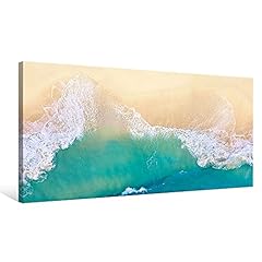 Goldfoilart beach canvas for sale  Delivered anywhere in USA 