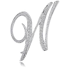 Letter brooch pins for sale  Delivered anywhere in USA 