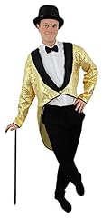 Mens gold sequin for sale  Delivered anywhere in Ireland