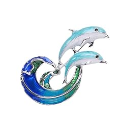 Jumping dolphin brooch for sale  Delivered anywhere in USA 