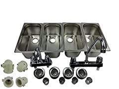 Compartment concession sink for sale  Delivered anywhere in USA 