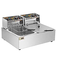 VIVOHOME 5000W 20.7 Qt Electric Deep Fryer with 2 x for sale  Delivered anywhere in USA 
