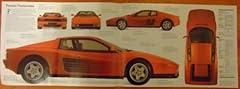 Ferrari testarossa fold for sale  Delivered anywhere in UK