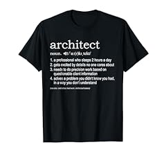 Architect definition shirt usato  Spedito ovunque in Italia 