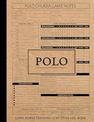 Polo training statistics for sale  Delivered anywhere in USA 
