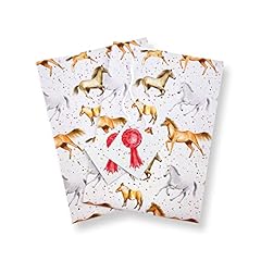 horse wrapping paper for sale  Delivered anywhere in UK