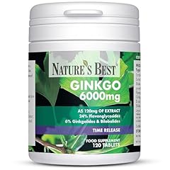 Ginkgo biloba 6000mg for sale  Delivered anywhere in UK