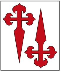 Adesivo croce santiago usato  Spedito ovunque in Italia 