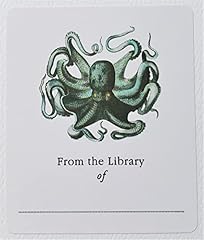 Bookplate octopus illustration for sale  Delivered anywhere in UK