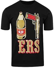 Mens T Shirt 40oz 9MM Gold Gun Mens T Shirt San Francisco for sale  Delivered anywhere in USA 