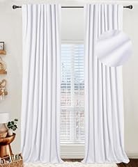 White blackout curtains for sale  Delivered anywhere in USA 