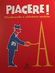 Piacere flashcards alfabeto usato  Spedito ovunque in Italia 
