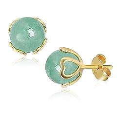 Jade stud earrings for sale  Delivered anywhere in USA 