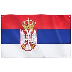 Runesol serbia flag for sale  Delivered anywhere in UK