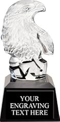 Eagle crystal trophy for sale  Delivered anywhere in USA 