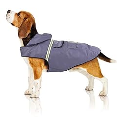 Bella & Balu Impermeabile Cane - Cappotto impermeabile per cani con cappuccio e catarifrangenti per protezione dal freddo, pioggia e neve in inverno e in vacanza. (M| Grigio), usato usato  Spedito ovunque in Italia 