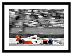 Framed ayrton senna for sale  Delivered anywhere in UK