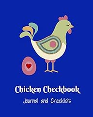 Chicken Checkbook, Journal and Checklists: Backyard for sale  Delivered anywhere in UK