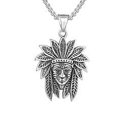Indian chief necklace for sale  Delivered anywhere in USA 