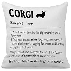 Grapehiker corgi pillow for sale  Delivered anywhere in Ireland