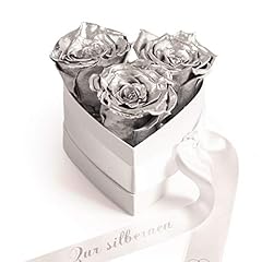 Infinity rosenbox silberhochze gebraucht kaufen  Wird an jeden Ort in Deutschland